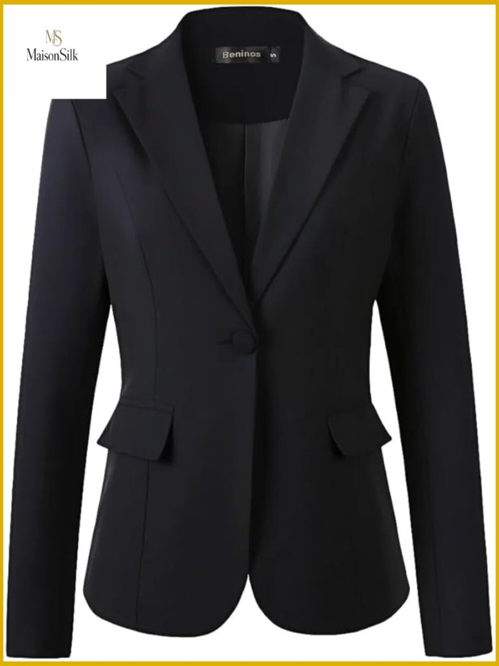 Lightweight Stretch Blazer for Business Casual Office Wear